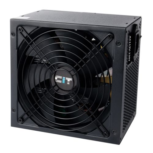 CIT 500W ATV Pro PSU, ATX 12V, Active PFC, 2 x 6+2 pin PCIe, 140mm Fan, Fully Wired, 80+ Bronze