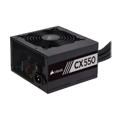 Corsair 550W Builder Series CX550 PSU, Rifle Bearing Fan, Fully Wired, 80+ Bronze