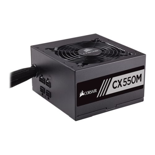 Corsair 550W Builder Series CX550M PSU, Sleeve Bearing Fan, Semi-Modular, 80+ Bronze