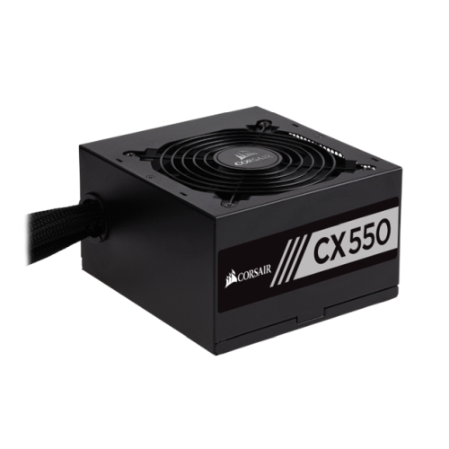 Corsair 550W Builder Series CX550M V2 PSU, Rifle Bearing Fan, Semi-Modular, 80+ Bronze