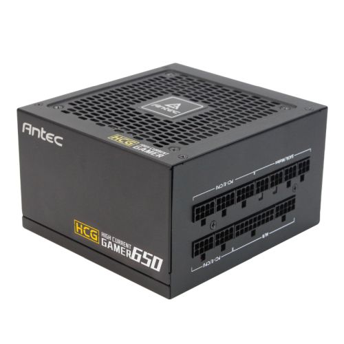 Antec 650W High Current Gamer Gold PSU, Fully Modular, Fluid Dynamic Fan, 80+ Gold