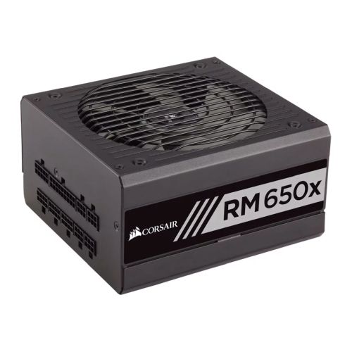 Corsair 650W Enthusiast RMx Series RM650X PSU, Rifle Bearing Fan, Fully Modular, 80+ Gold