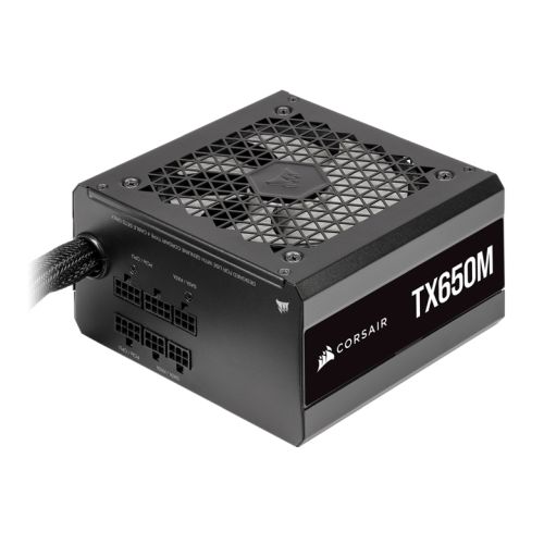 Corsair 650W Enthusiast TX-M Series TX650M V2 PSU, Rifle Bearing Fan, Semi-Modular, 80+ Gold