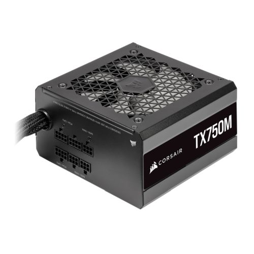Corsair 750W Enthusiast TX-M Series TX750M V2 PSU, Rifle Bearing Fan, Semi-Modular, 80+ Gold