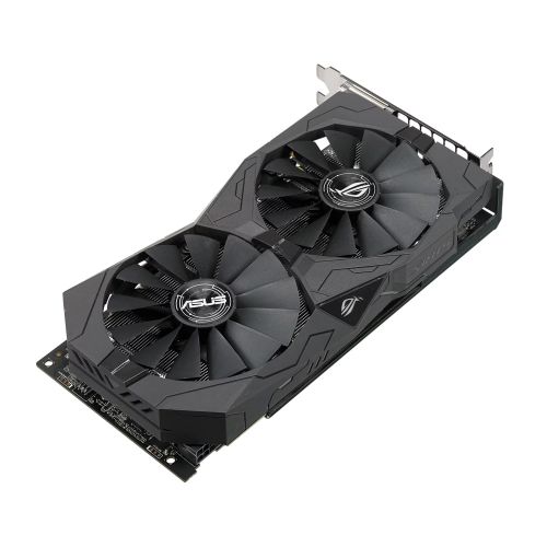 Asus Radeon ROG STRIX RX570 OC, 4GB GDDR5, PCIe3, 2 DVI, HDMI, DP, 1310MHz Clock, RGB Lighting, Crossfire, Overclocked