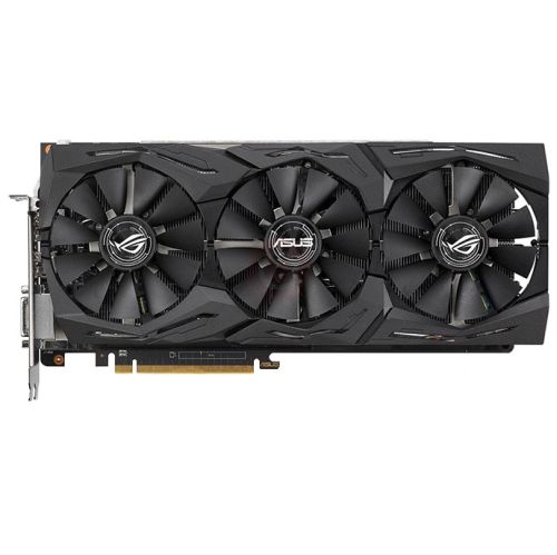 Asus Radeon ROG STRIX RX VEGA56 OC, 8GB HBM2, DVI, 2 HDMI, 2 DP, 1573MHz Clock, RGB Lighting