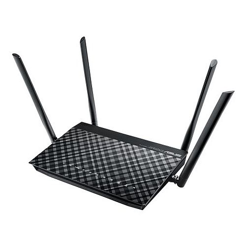 Asus (DSL-AC55U) AC1200 (300+867) Wireless Dual Band GB VDSL2/ADSL2+ Modem Router, USB 3.0