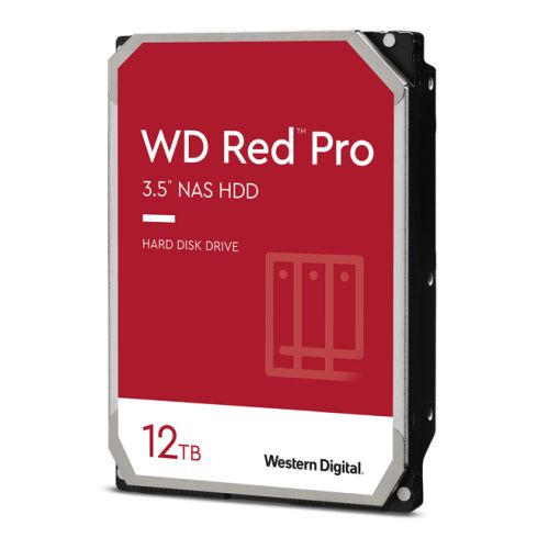 WD 3.5″, 12TB, SATA3, Red Pro Series NAS Hard Drive, 7200RPM, 256MB Cache, OEM