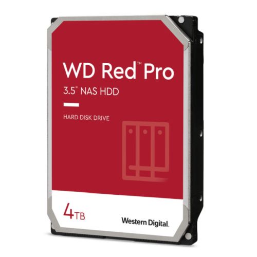 WD 3.5″, 4TB, SATA3, Red Pro Series NAS Hard Drive, 7200RPM, 256MB Cache, OEM *FACTORY REFURBISHED*