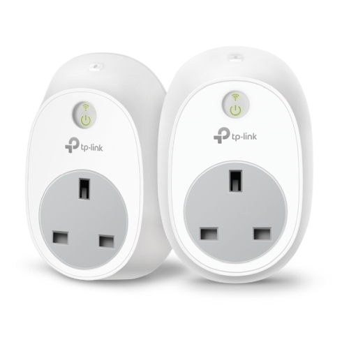 TP-LINK (HS100 2-PACK V2.1) Kasa Wi-Fi Smart Plug Kit, Remote Access, Scheduling, Away Mode, Voice Control, Grouping