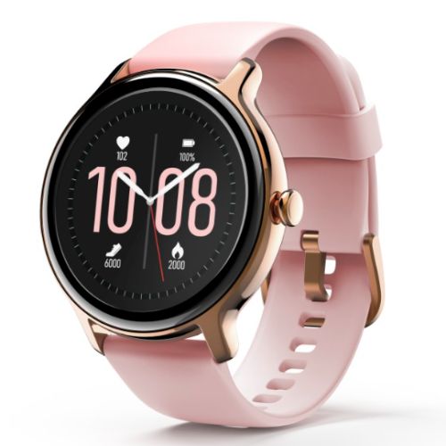 Hama Fit Watch 4910 Fitness Tracker Smart Watch, 1.09″ LCD Touch Screen, Waterproof, Pink/Rose Gold