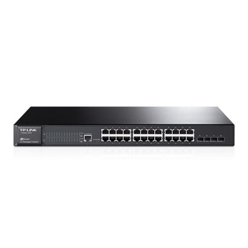 TP-LINK (T2600G-28TS) JetStream 24-Port Gigabit L2 Managed Switch with 4 SFP Slots