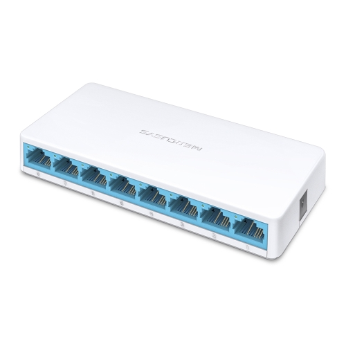 Mercusys (MS108) 8-Port 10/100 Unmanaged Desktop Switch, Plastic Case