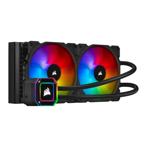Corsair iCUE H115i ELITE CAPELLIX 280mm RGB Liquid CPU Cooler, 2 x 12cm ML140 RGB PWM Fans