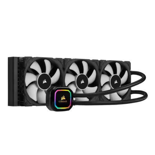 Corsair iCUE H150i RGB PRO XT Liquid CPU Cooler, 3 x 12cm PWM Fans, 16 RGB LEDs