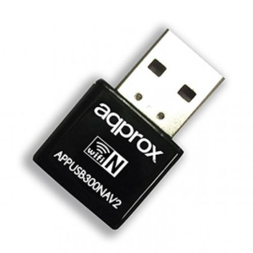 Approx (APPUSB300NAV2) 300Mbps Wireless N Nano USB Adapter, Realtek, Supports Sony PSP