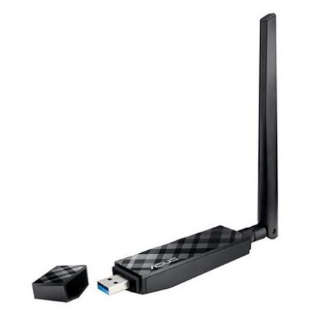 Asus (USB-AC56) AC1200 (400+867) Wireless Dual Band USB Adapter, USB 3.0, External Antenna