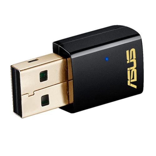 Asus (USB-AC51) AC600 (433+150) AC Wireless Dual Band Nano USB Adapter