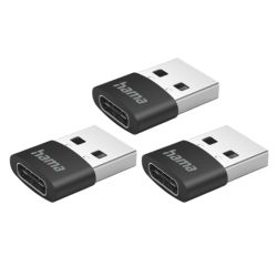 Hama_USB_2.0_Adapter_3-Pack_USB-A_Male_to_USB-C_Female_480Mbps