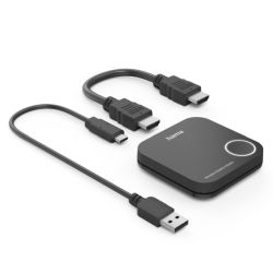 Hama Wireless to HDMI Display Adapter, Cast your Wireless Display  Miracast  Airplay  DLNA-enabled Devices onto a TVProjector, USB Powered