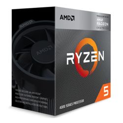 AMD Ryzen 5 4600G CPU, AM4, 3.7GHz 4.2 Turbo, 6-Core, 65W, 11MB Cache, 7nm, 4th Gen, Radeon Graphics