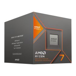 AMD Ryzen 7 8700G with Wraith Spire RGB Cooler, AM5, Up to 5.1GHz, 8-Core, 65W, 24MB Cache, 4nm, 8th Gen, Radeon Graphics