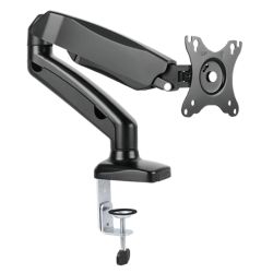 Icy Box IB-MS303-T Single Monitor Arm, up to 27 Monitors, Max 6.5kg, 90° Swivel, 360° Rotation