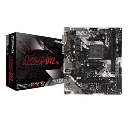 Asrock A320M-DVS R4.0, AMD A320, AM4, Micro ATX, 2 DDR4, VGA, DVI Motherboards