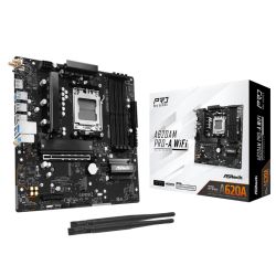 Asrock_A620AM_PRO-A_WIFI_AMD_A620A_AM5_Micro_ATX_4_DDR5_HDMI_Wi-Fi_6E_2.5G_LAN_3x_M.2