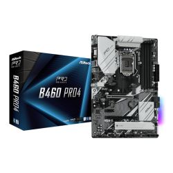Asrock B460 PRO4, Intel B460, 1200, ATX, 4 DDR4, XFire, VGA, HDMI, M.2 Motherboards