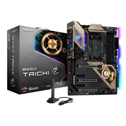 Asrock B550 TAICHI, AMD B550, AM4, ATX, 4 DDR4, HDMI, DP, XFire, AX Wi-Fi, 2.5GB LAN, PCIe4, RGB Lighting, M.2 Motherboards