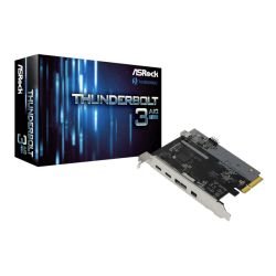Asrock Thunderbolt 3 AIC R2.0, PCI Express, 2 x Thunderbolt 3, 1 x DisplayPort, 1 x Mini DP, TBT Header I/O Cards/Panels