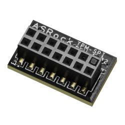 Asrock TPM-SPI TPM Module, 14-1 TPM Header, SPI Interface, Family 2.0, Level 00, Revision 01.16