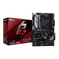 Asrock X570 Phantom Gaming 4, AMD X570, AM4, ATX, 4 DDR4, HDMI, DP, XFire, PCIe4, RGB Lighting, M.2 Motherboards