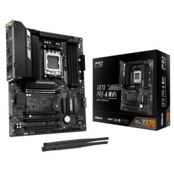 Asrock X870 PRO-A WIFI, AMD X870, AM5, ATX, 4 DDR5, HDMI, 2 USB4, Wi-Fi 7, 2.5G LAN, 3x M.2