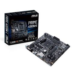 Asus PRIME A320M-E, AMD A320, AM4, Micro ATX, 2 DDR4, VGA, DVI, HDMI, M.2, RAID, LED Lighting Motherboards
