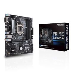 Asus PRIME B365M-A, Intel B365, 1151, Micro ATX, 4 DDR4, VGA, DVI, HDMI, M.2 Motherboards