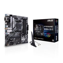 Asus PRIME B550M-A (WI-FI), AMD B550, AM4, Micro ATX, 4 DDR4, VGA, DVI, HDMI, AX Wi-Fi, PCIe4, M.2