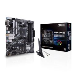 Asus PRIME B550M-A (WI-FI), AMD B550, AM4, Micro ATX, 4 DDR4, VGA, DVI, HDMI, AX Wi-Fi, PCIe4, M.2 Motherboards