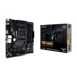 Asus TUF GAMING B550M-PLUS, AMD B550, AM4, Micro ATX, 4 DDR4, HDMI, DP, XFire, 2.5GB LAN, PCIe4, RGB Lighting, M.2 Motherboards