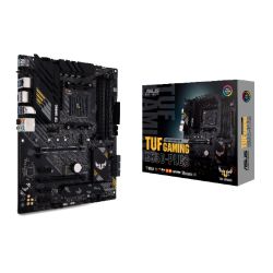 Asus TUF GAMING B550-PLUS, AMD B550, AM4, ATX, 4 DDR4, HDMI, DP, XFire, 2.5GB LAN, PCIe4, RGB Lighting, M.2 Motherboards
