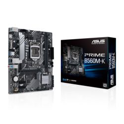 Asus PRIME B560M-K, Intel B560, 1200, Micro ATX, 2 DDR4, VGA, HDMI, 2x M.2
