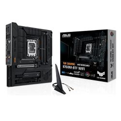 Asus TUF GAMING B760M-BTF WIFI, Intel B760, 1700, Micro ATX, 4 DDR5, HDMI, DP, Wi-Fi 6, 2.5G LAN, PCIe5, 3x M.2 *Requires a BTF Compatible Chassis*