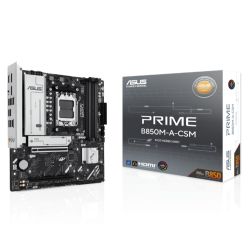 Asus PRIME B850M-A-CSM - Corporate Stable Model, AMD B850, AM5, Micro ATX, 4 DDR5, HDMI, 2 DP, 2.5G LAN, 3x M.2