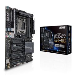 Asus WS C422 SAGE10G, Workstation, Intel C422, 2066, CEB, SLIXFire, Dual 10G LAN, VRM Heatsink, M.2