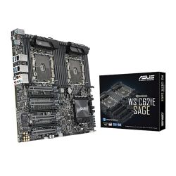 Asus WS C621E SAGE, Workstation, Intel C621, S 3647, EEB, Dual Scalable Xeon, 12 DDR4, Quad XFireSLI, Dual LAN, M.2