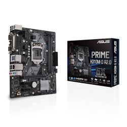 Asus PRIME H310M-D R2.0, Intel H310, 1151, Micro ATX, DDR4, VGA, HDMI, Parallel, Serial, LED Lighting, M.2 Motherboards