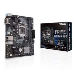 Asus PRIME H310M-K R2.0, Intel H310, 1151, Micro ATX, DDR4, VGA, DVI Motherboards