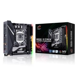 Asus ROG STRIX H370-I GAMING, Intel H370, 1151, Mini ITX, DDR4, HDMI, DP, Wi-Fi, Dual LAN, RGB Lighting, M.2 Motherboards