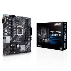 Asus PRIME H410M-K, Intel H410, 1200, Micro ATX, 2 DDR4, VGA, DVI Motherboards